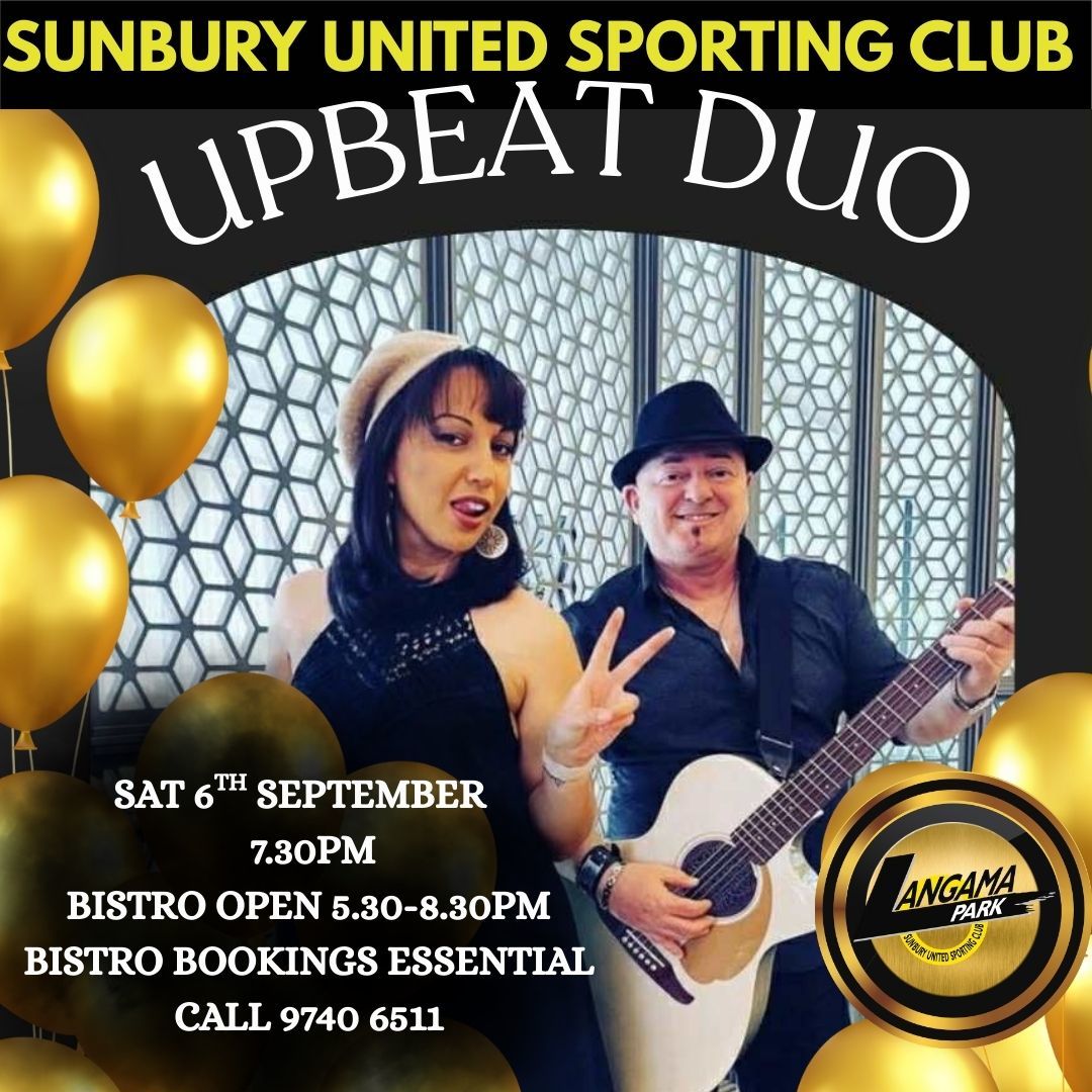 upbeat duo re-opening
